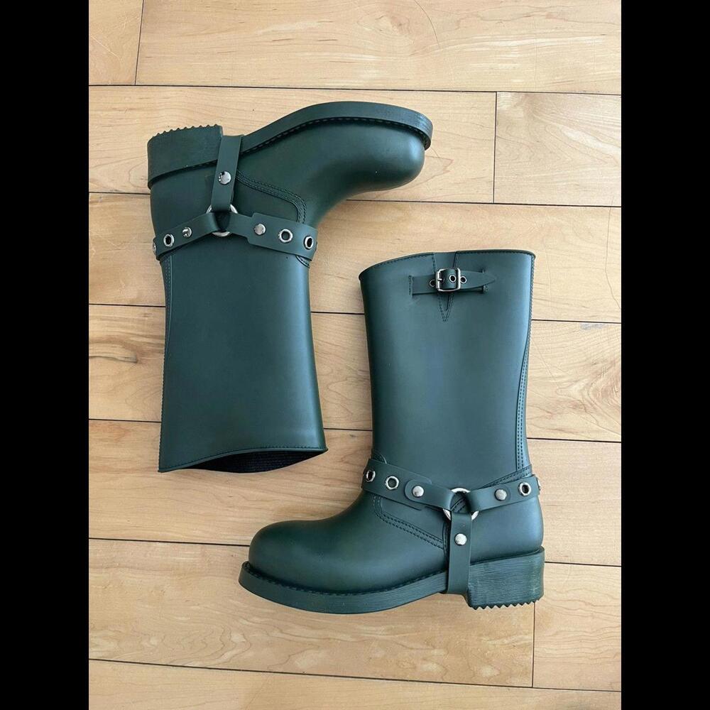 NWT - RED Valentino Engineer Rubber Boots